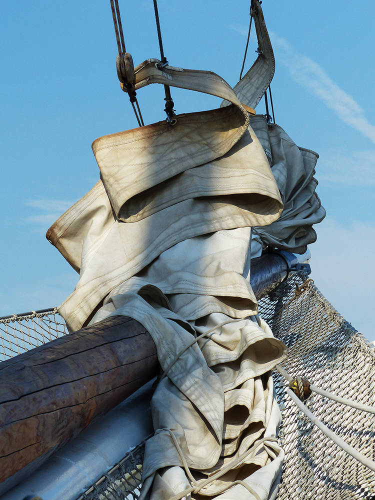 Sails of a tall ship | Yvanne Teo